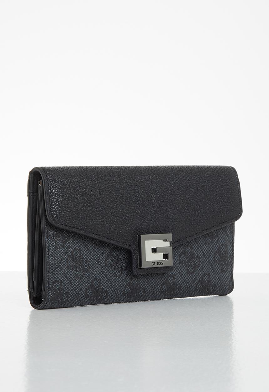 GUESS - Valy slg multi clutch - charcoal