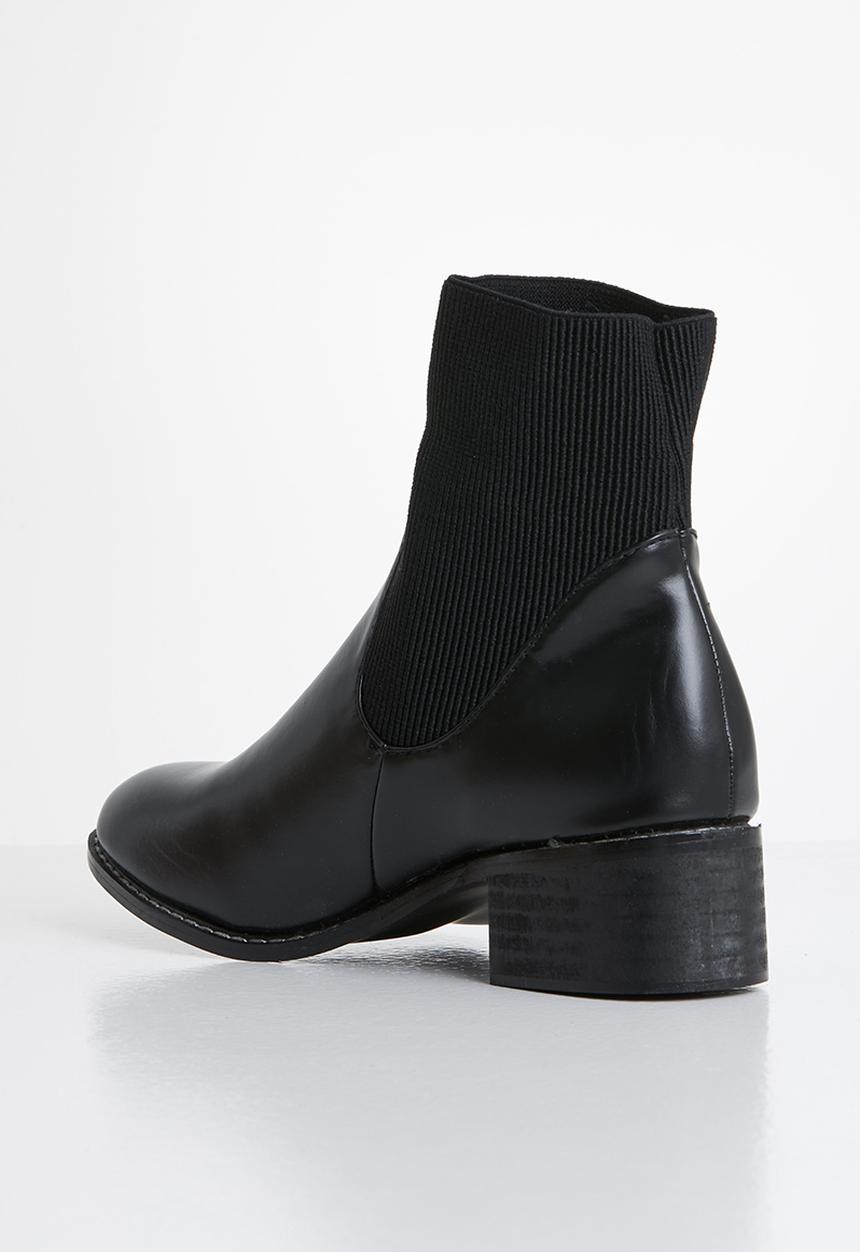 Footwork - Katerina sock boot - black