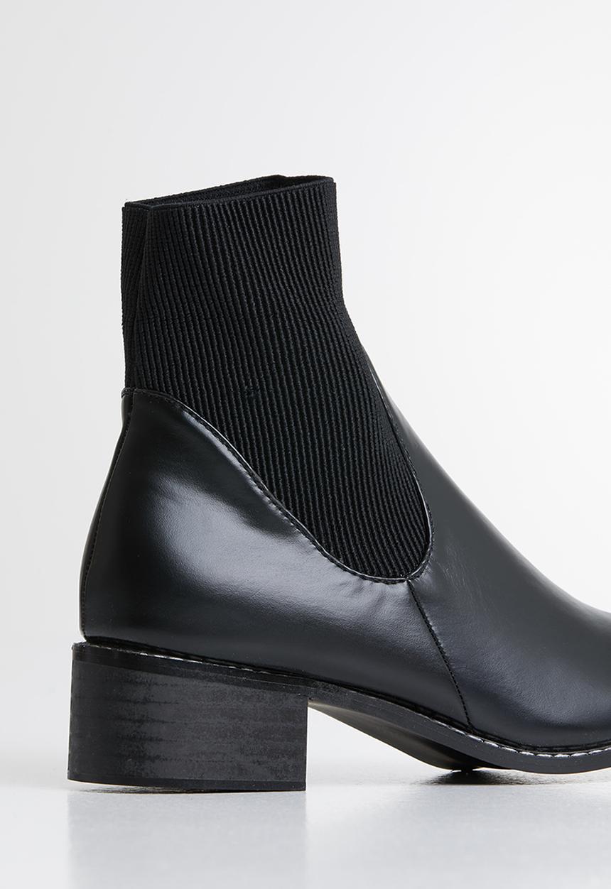Footwork - Katerina sock boot - black