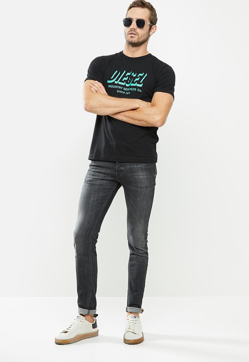 Diesel  - T-diegos-a5 T-shirt - black