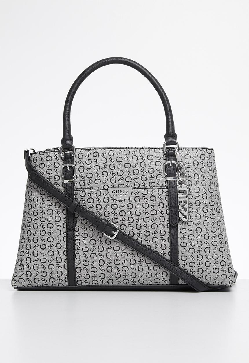 GUESS - Balzano satchel - black & grey