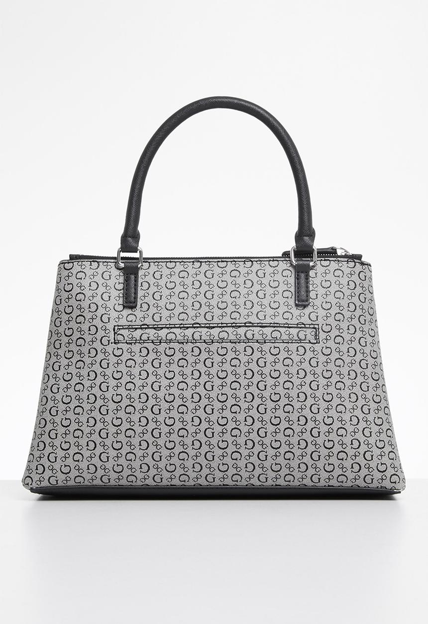 GUESS - Balzano satchel - black & grey