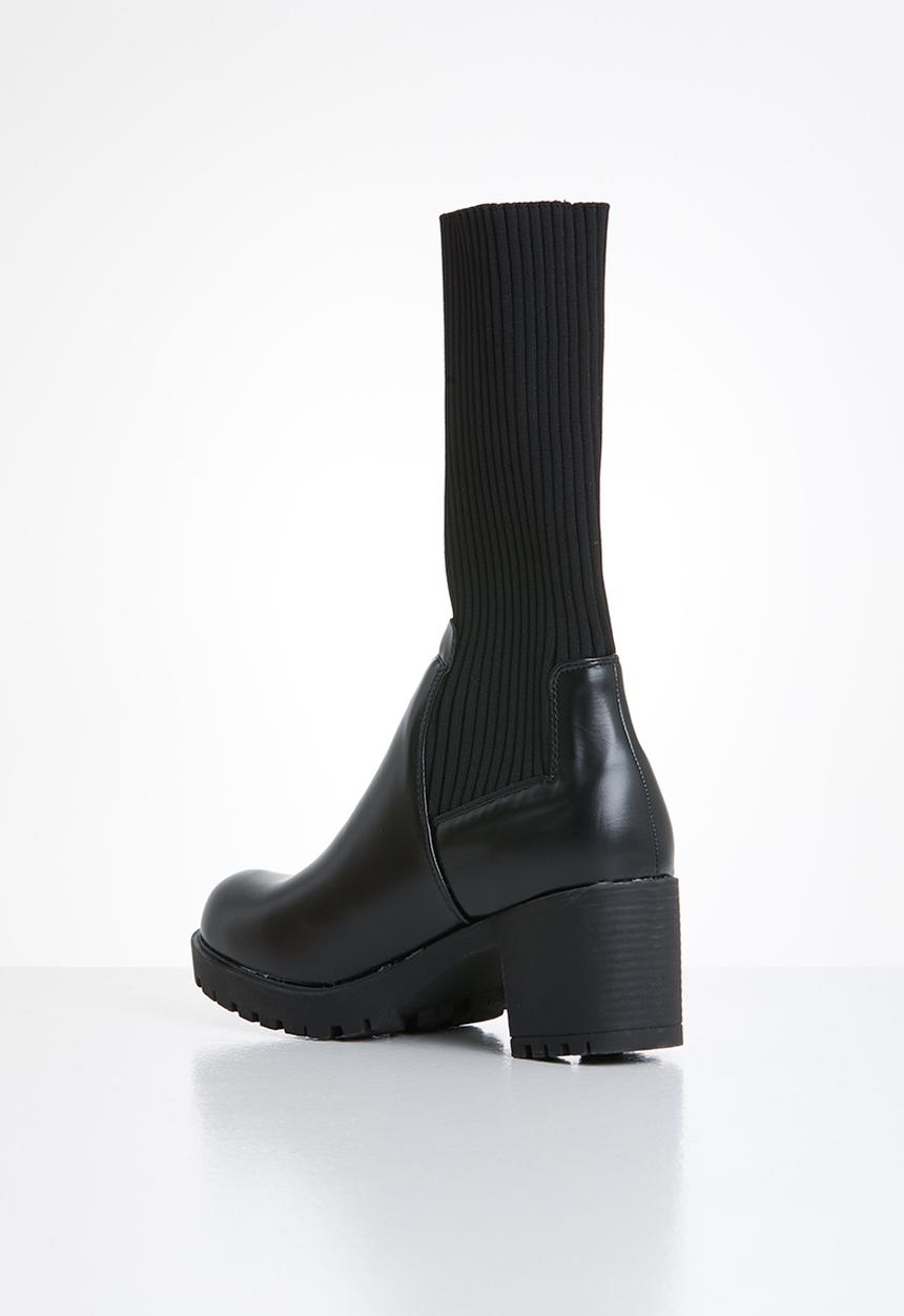 Footwork - Melina sock boot - black