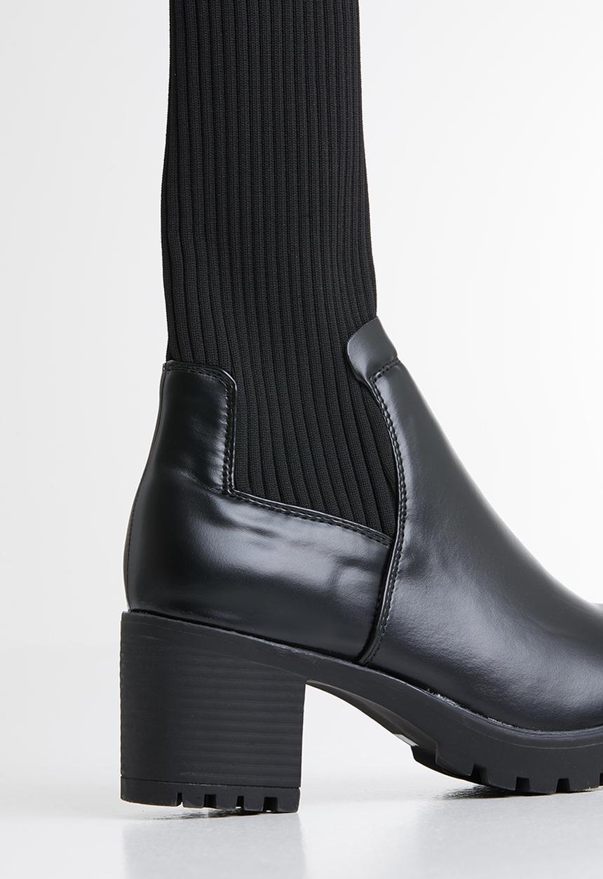 Footwork - Melina sock boot - black
