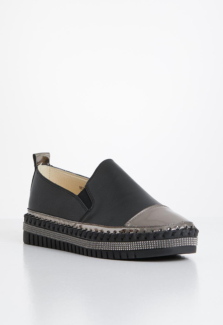 Footwork - Farrah espadrille - black