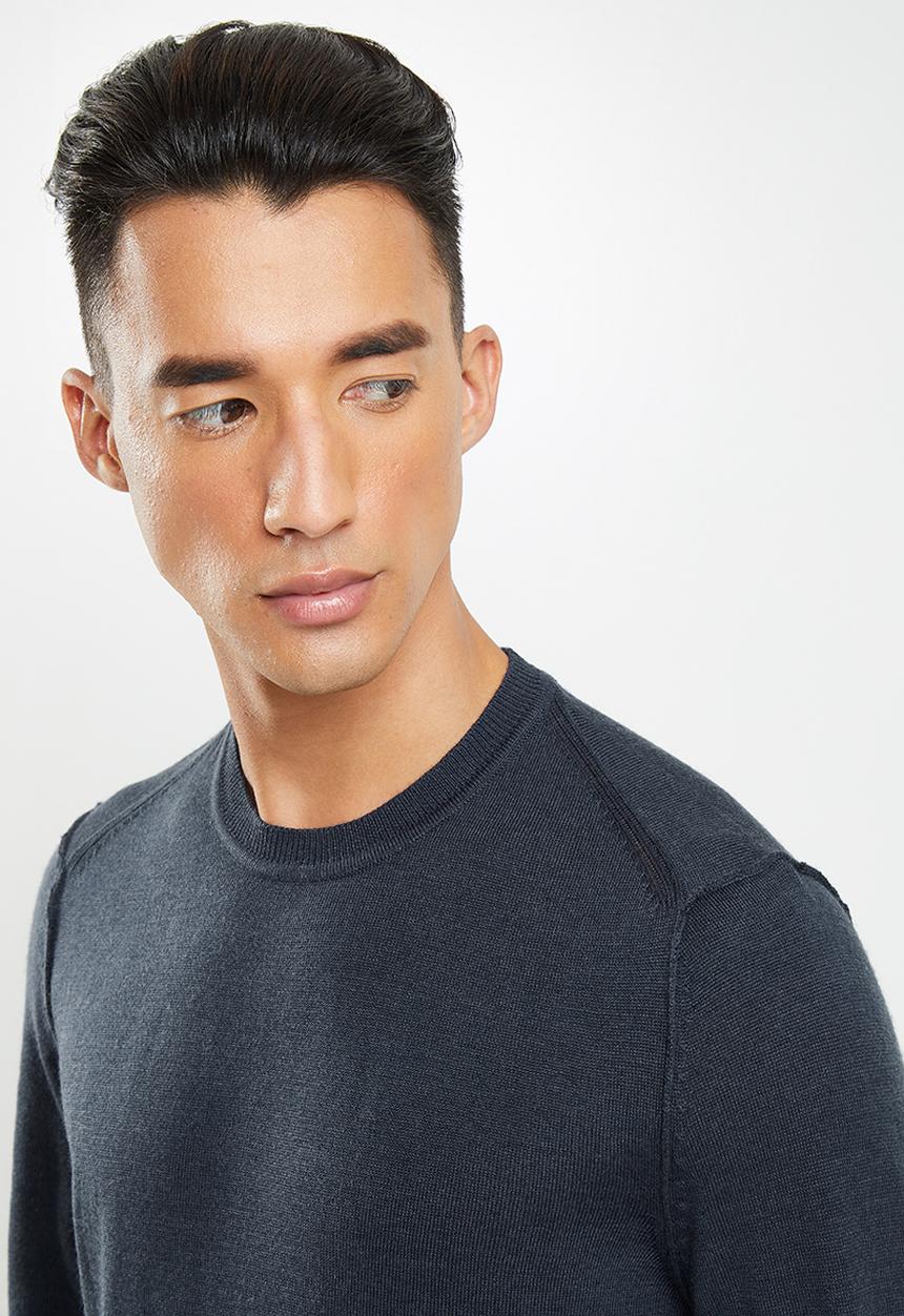 Only & Sons - Tyler 12 m crew neck knit - navy