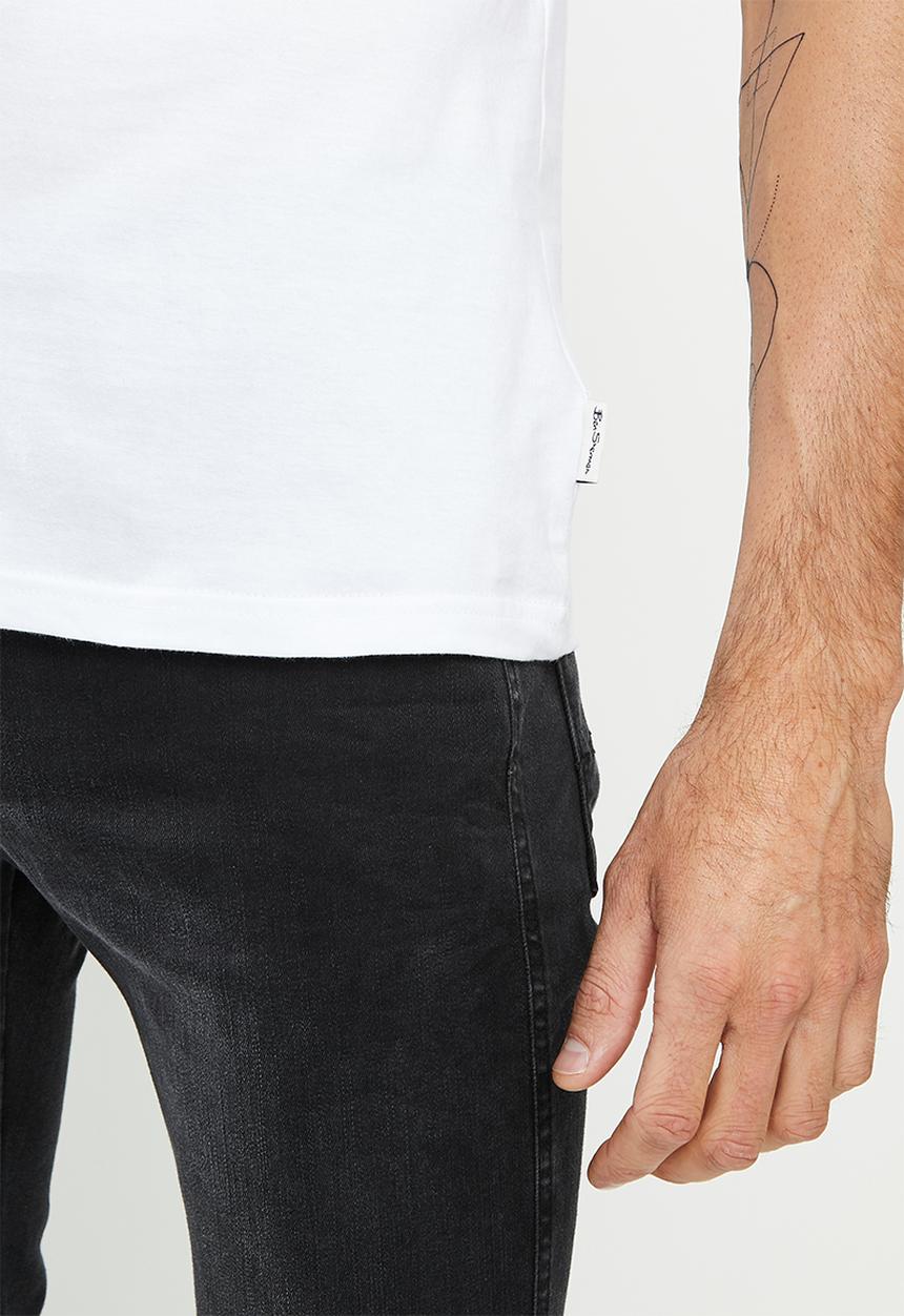 Ben Sherman - Holo target tee - white 