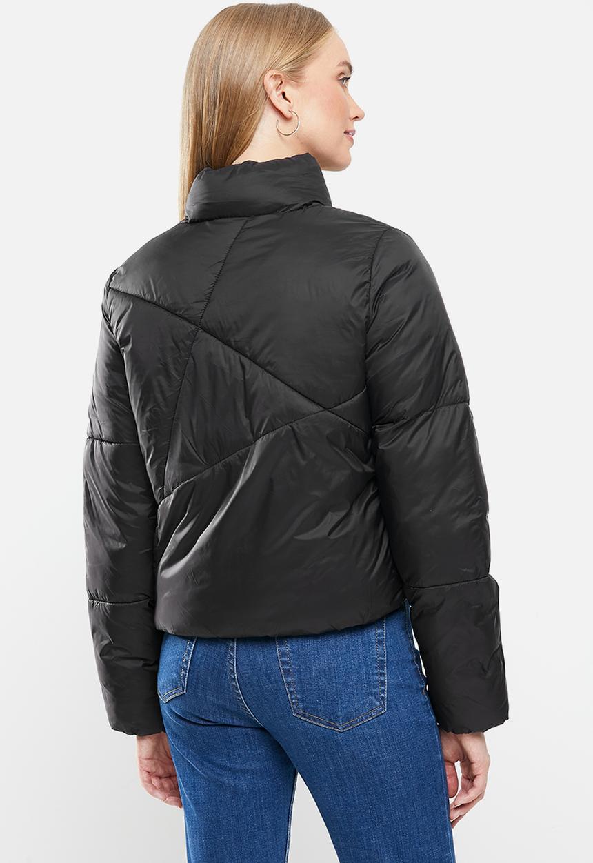 Jacqueline de Yong - Timber short padded jacket - black