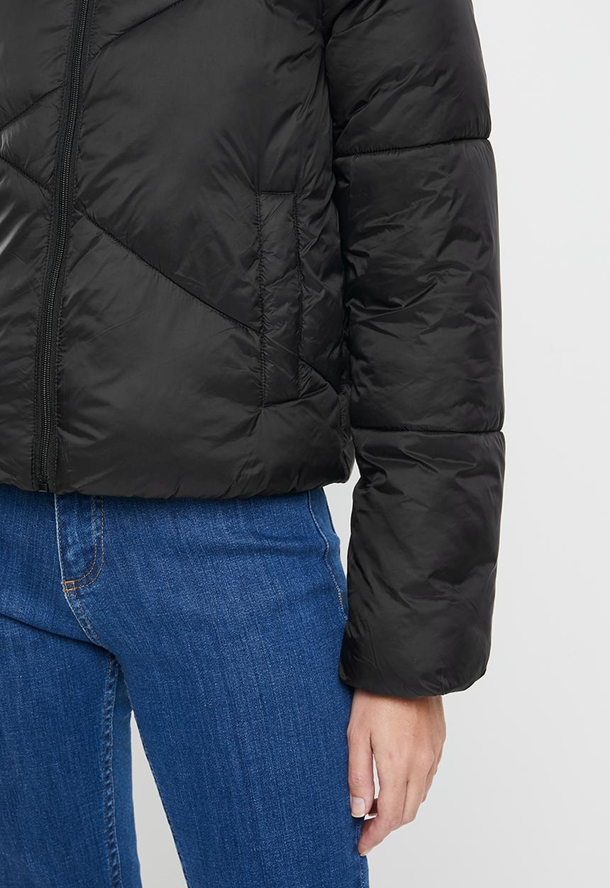 Jacqueline de Yong - Timber short padded jacket - black