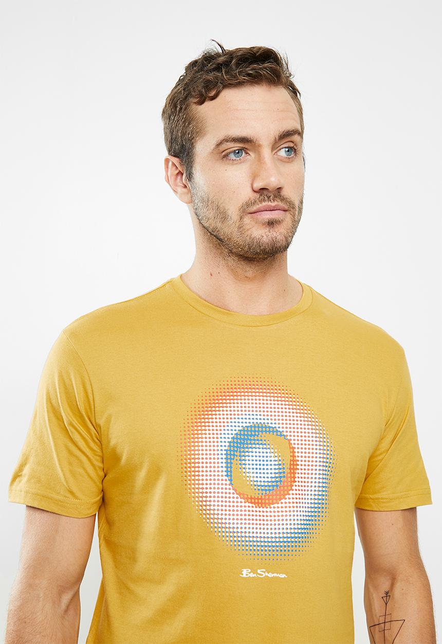Ben Sherman - Holo target tee - yellow