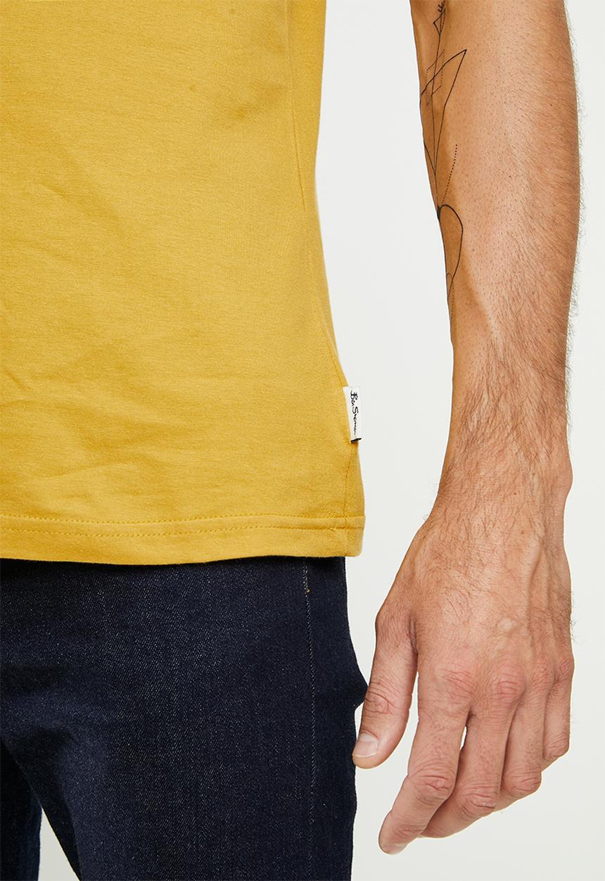 Ben Sherman - Holo target tee - yellow
