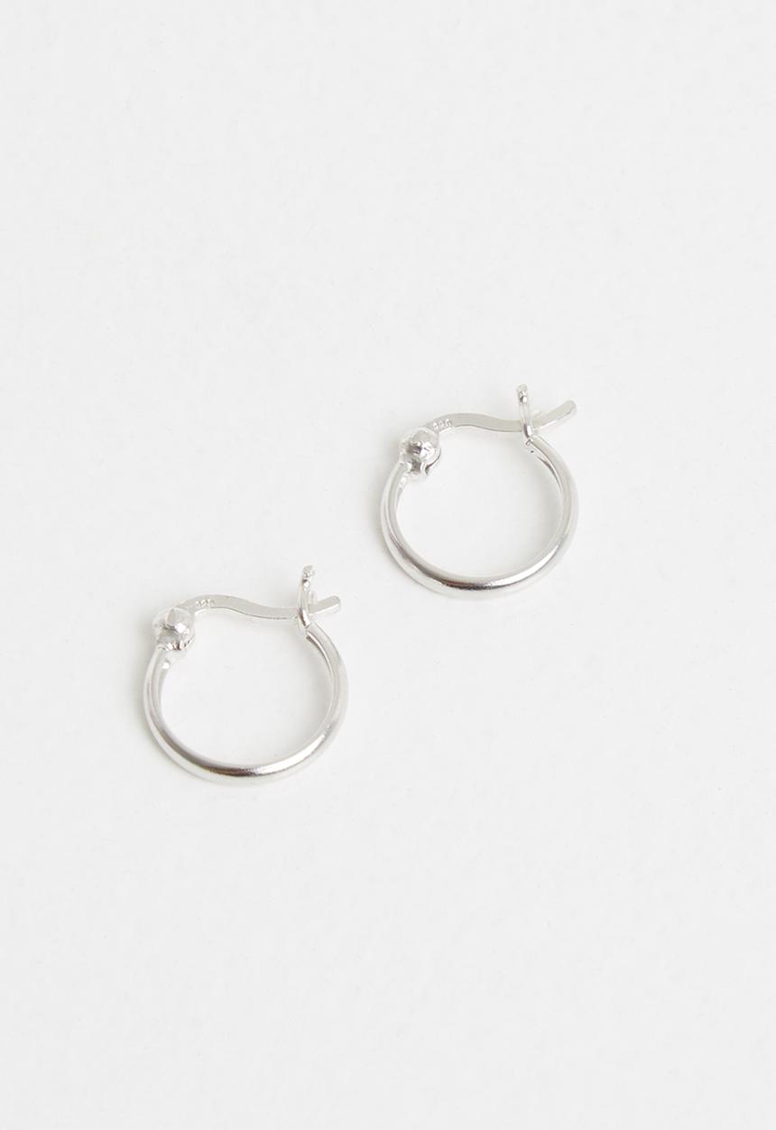 Superbalist - Sterling silver twist hoop earrings