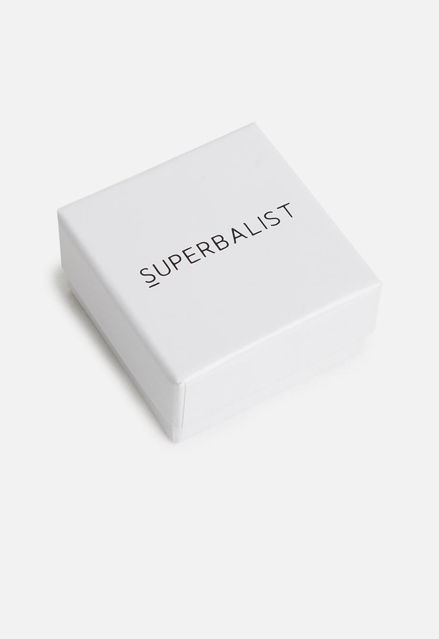 Superbalist - Sterling silver twist hoop earrings