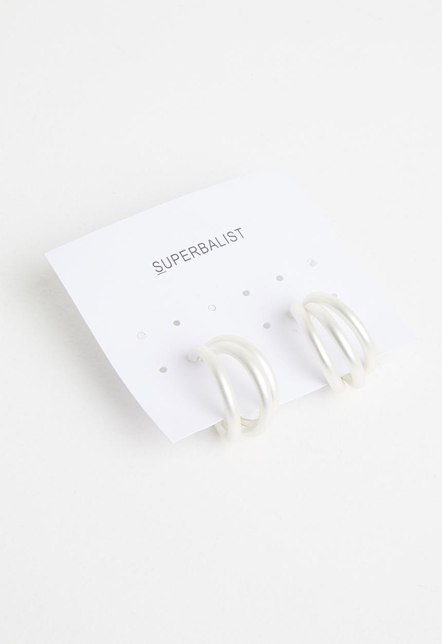 Superbalist - Sierra hoop earrings - silver