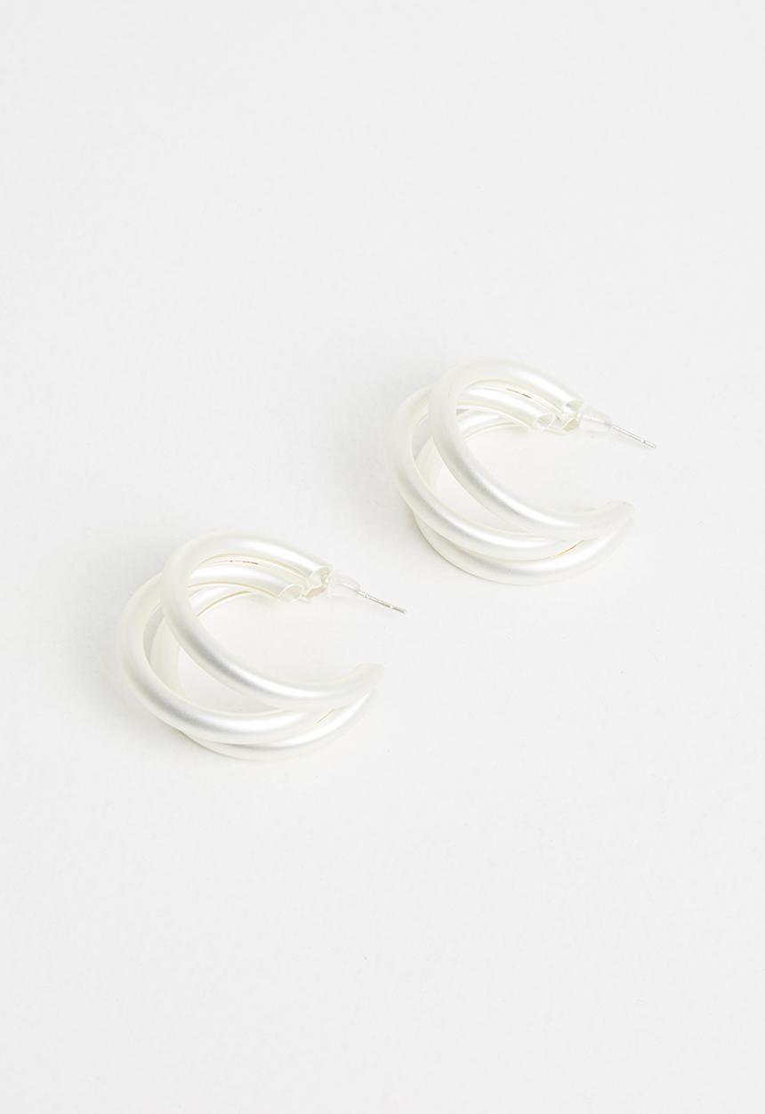 Superbalist - Sierra hoop earrings - silver