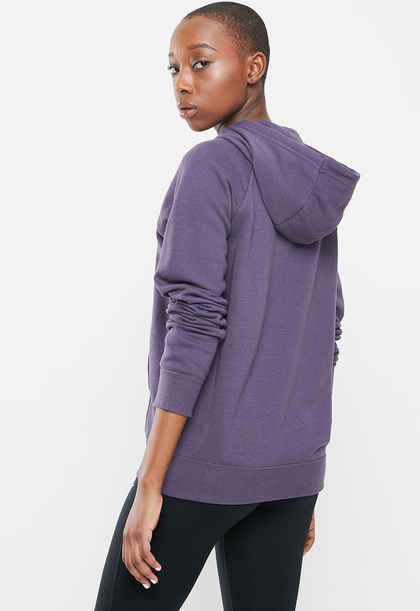 Nike - Nsw essential hoodie hbr -  purple & white 