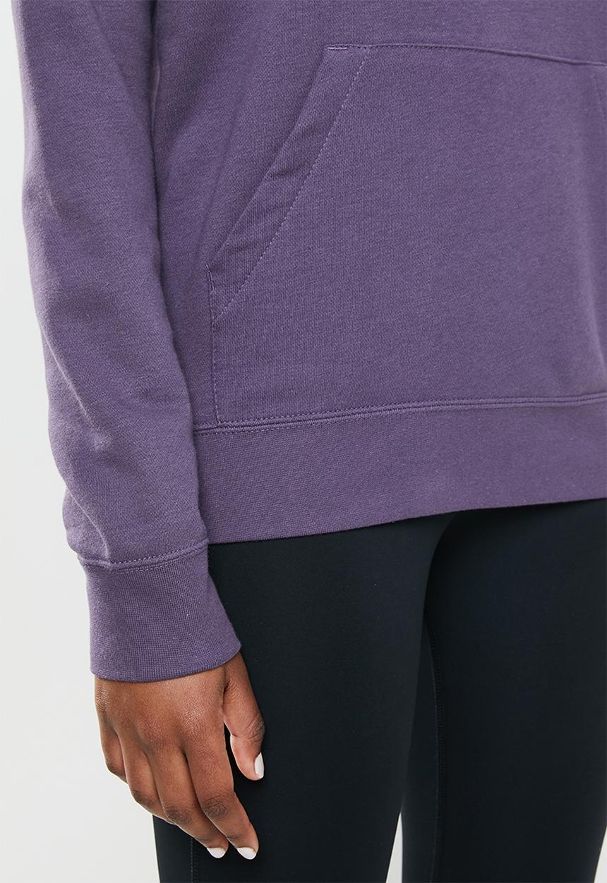 Nike - Nsw essential hoodie hbr -  purple & white 