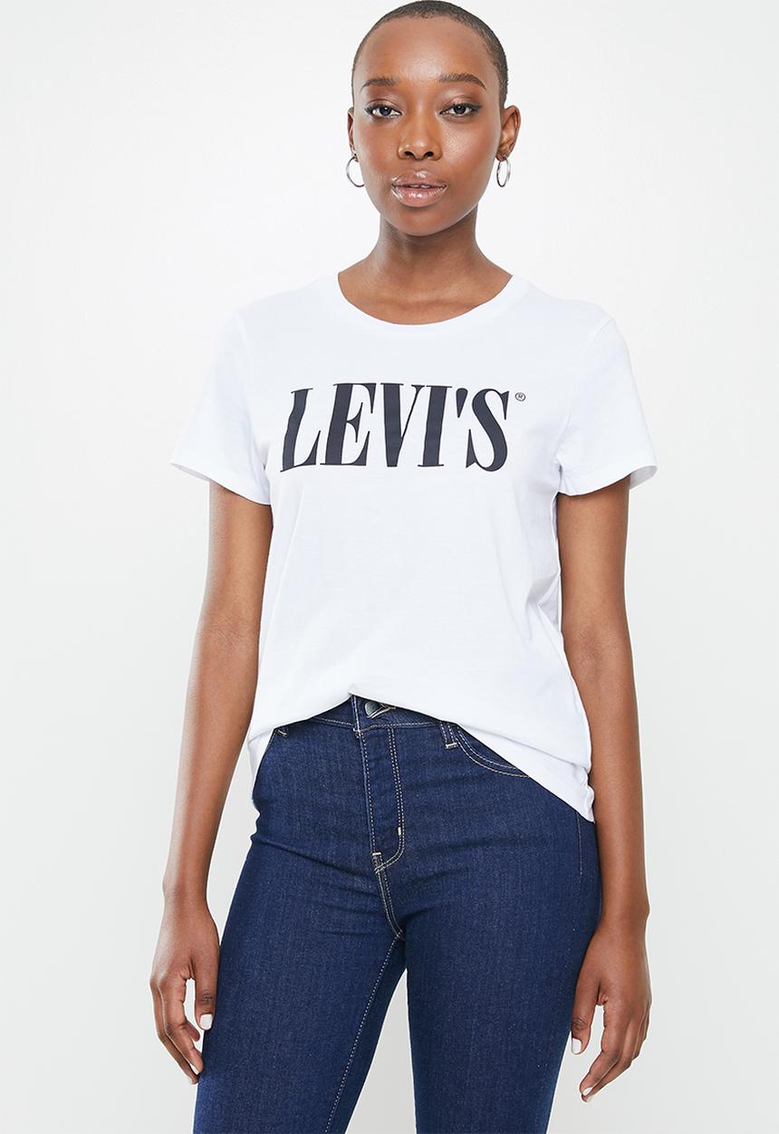 Levi’s® - The perfect tee 90's serif t3 + graphic - white
