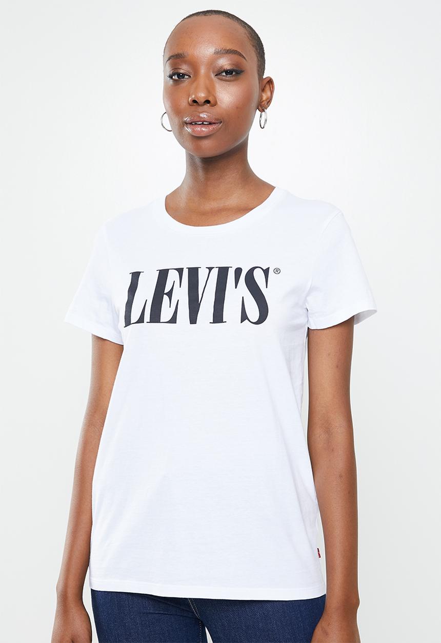Levi’s® - The perfect tee 90's serif t3 + graphic - white