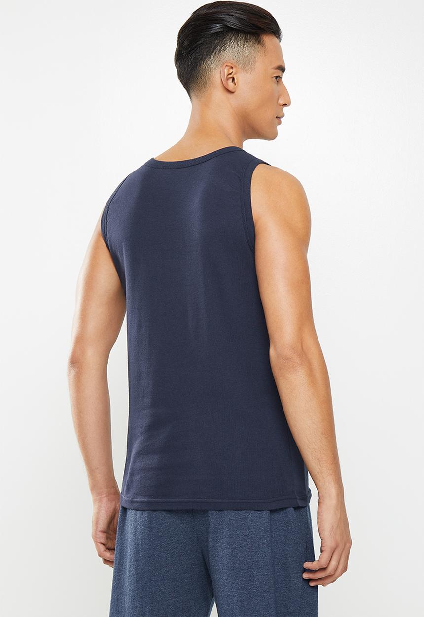 Jockey - 1 Pack jockey classic rib vest - navy