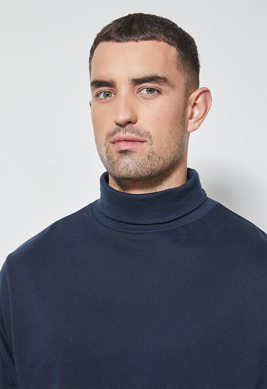 Superbalist - 2-pack milan long sleeve neck tee - navy & dark green