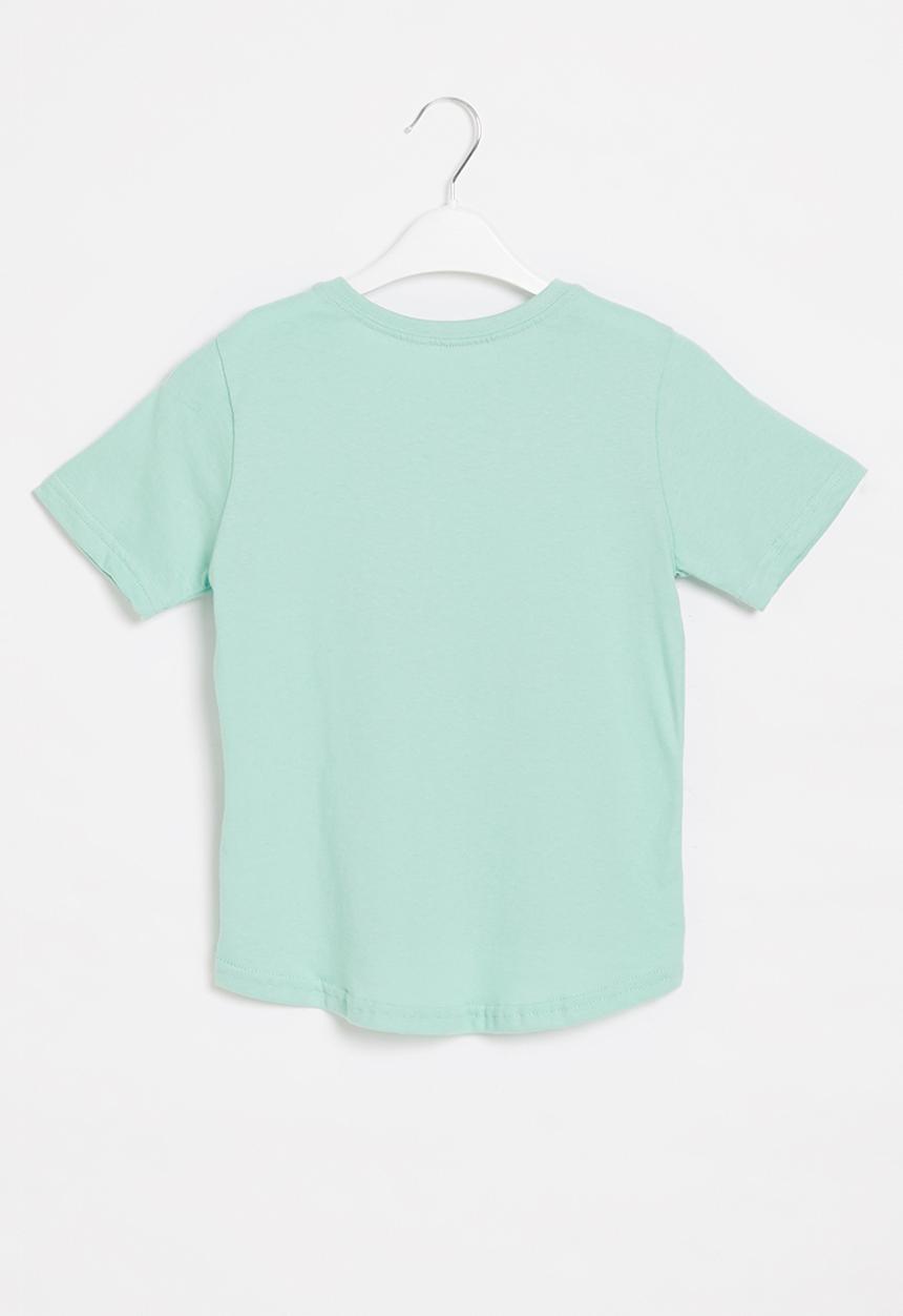 Pop Candy - Younger boys styled short sleeve tee - aqua