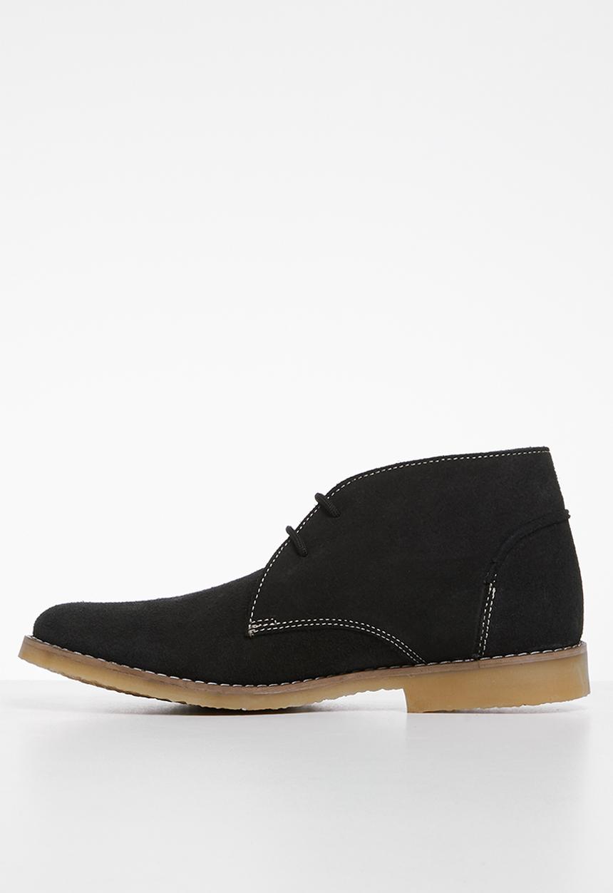 Superbalist - Stanley suede desert boot - black