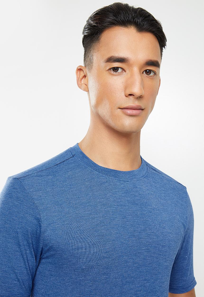 Jockey - Thermalux short sleep undershirt - blue
