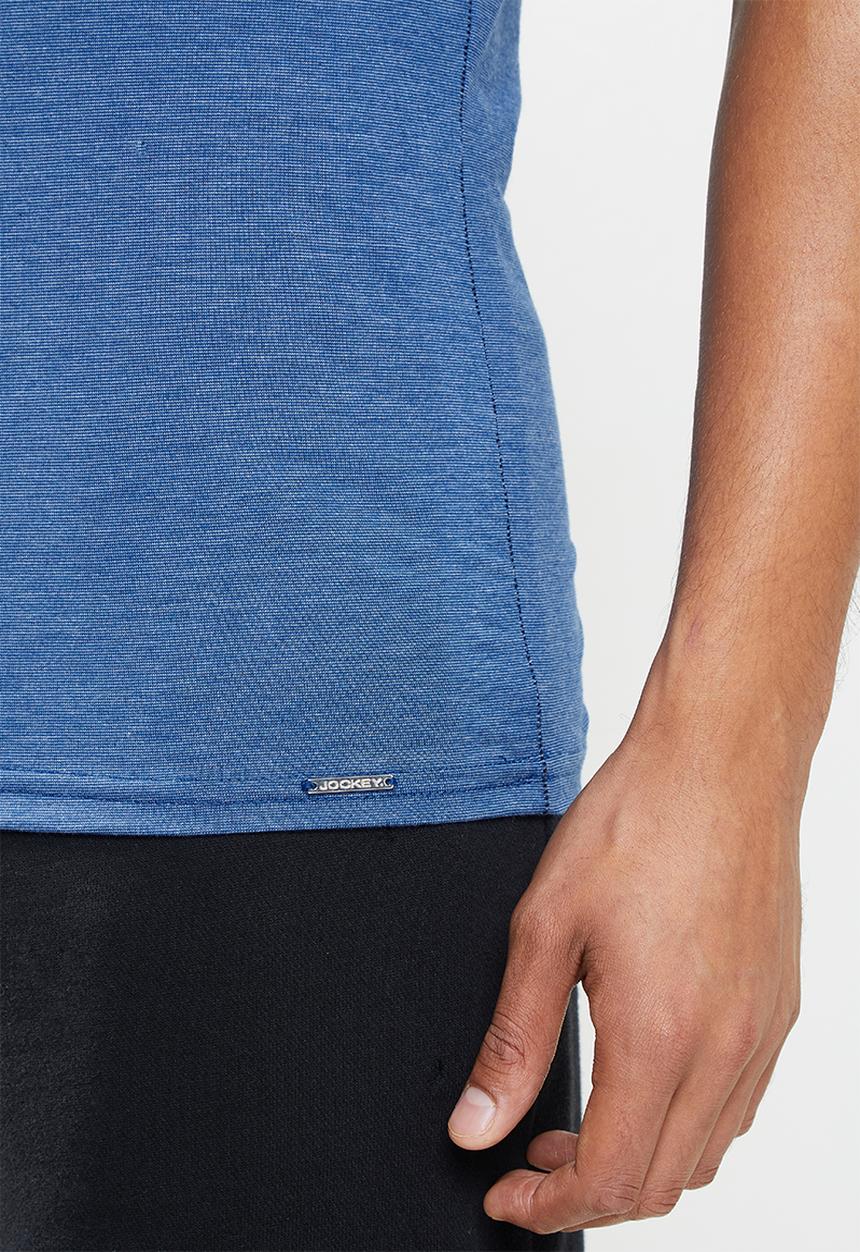 Jockey - Thermalux short sleep undershirt - blue