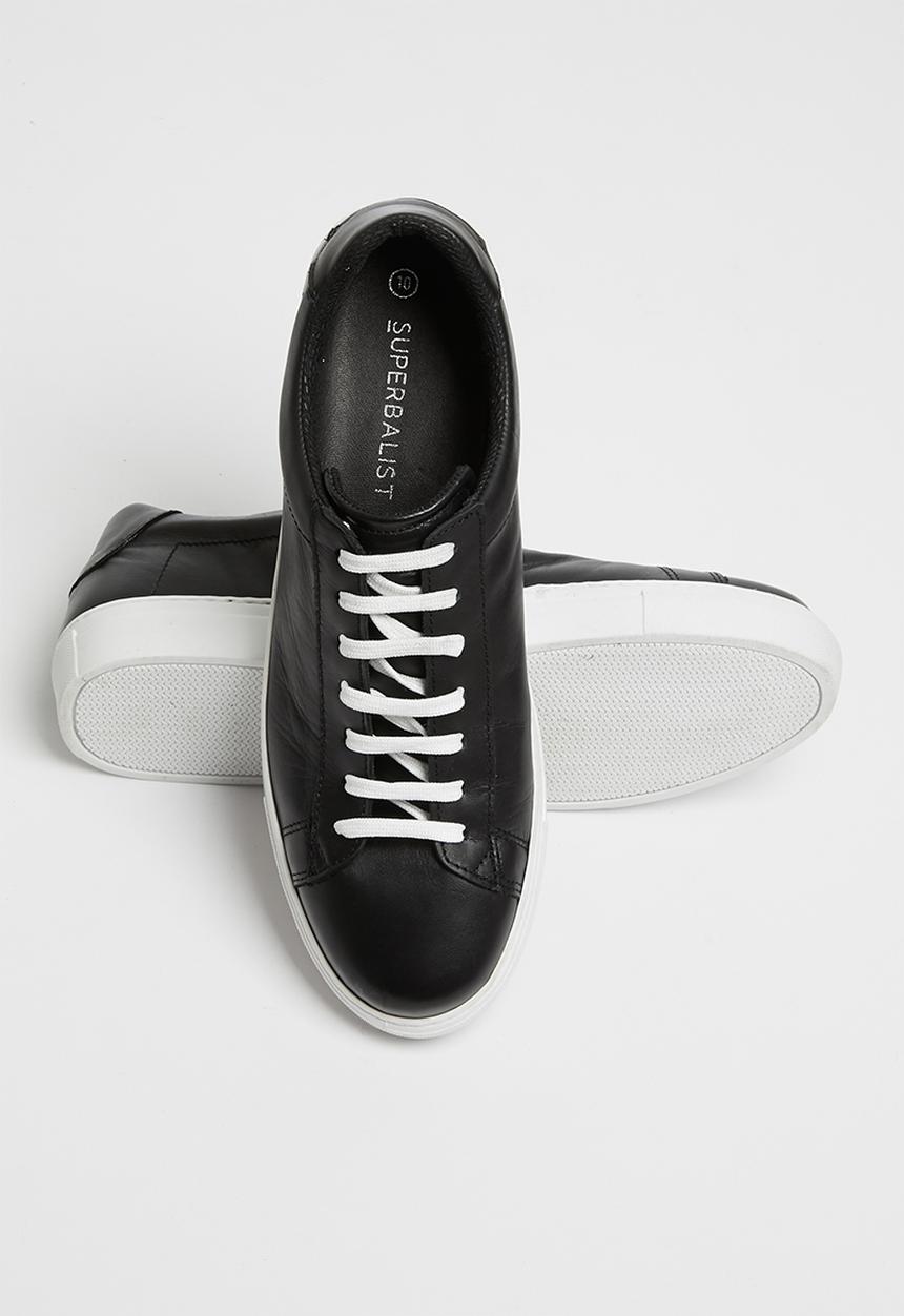 Superbalist - Jurgen leather sneaker - black