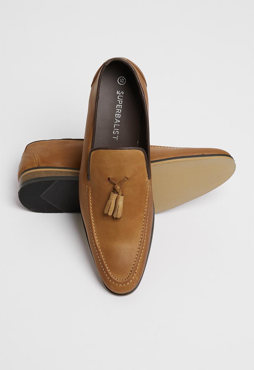 Superbalist - Dana leather loafer - tan