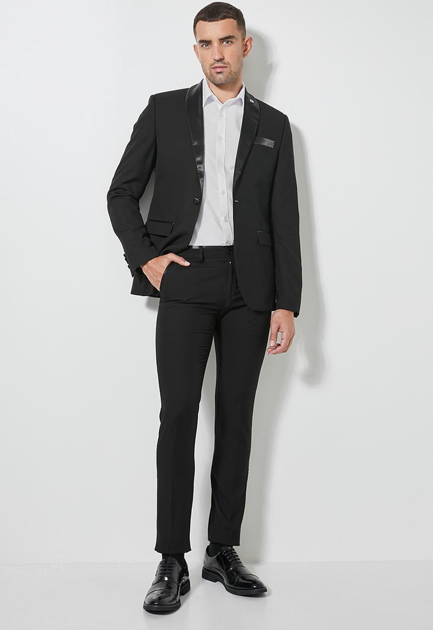 Superbalist - Don fashion slim fit trousers - black