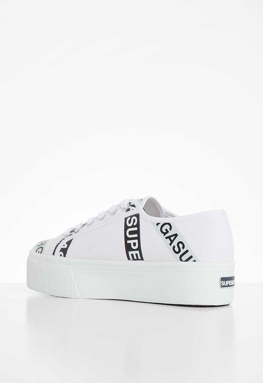 SUPERGA - 2790 letter tape - white grey ash