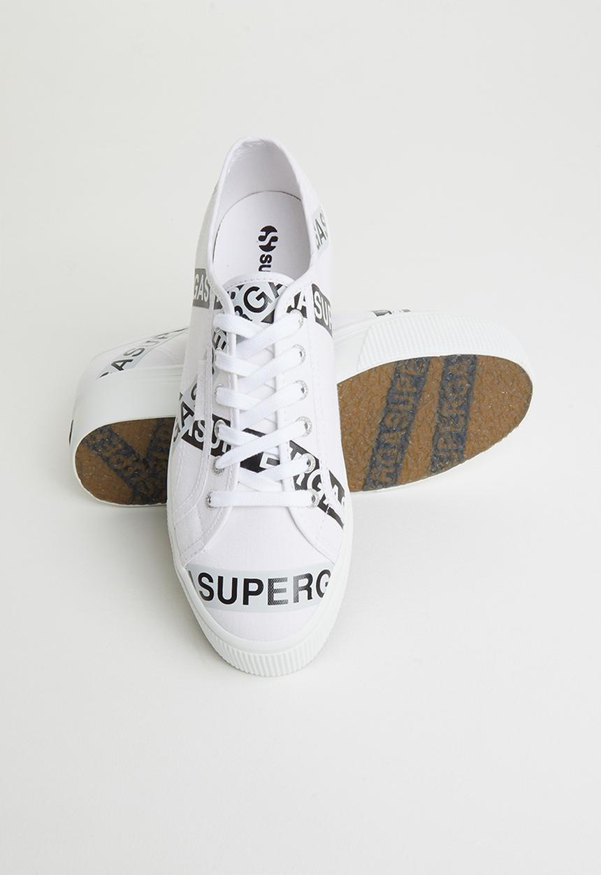 SUPERGA - 2790 letter tape - white grey ash
