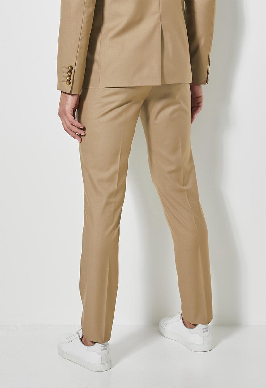 Superbalist - Regent slim fit trouser - wool touch khaki