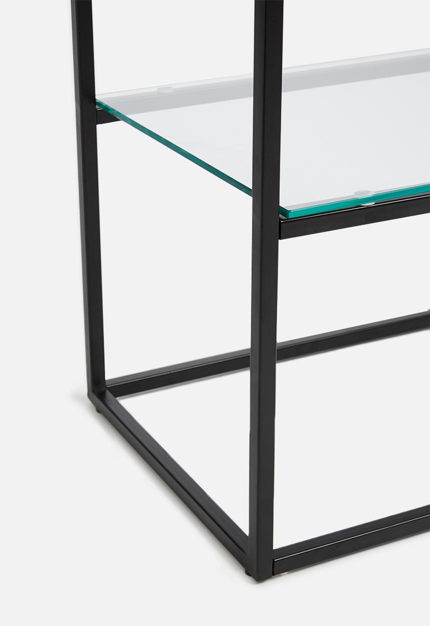 Sixth Floor - Cilla 2-layer side table - black