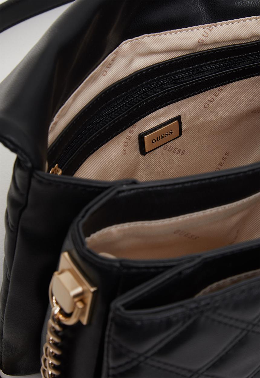 GUESS - Kamina flap bag - black