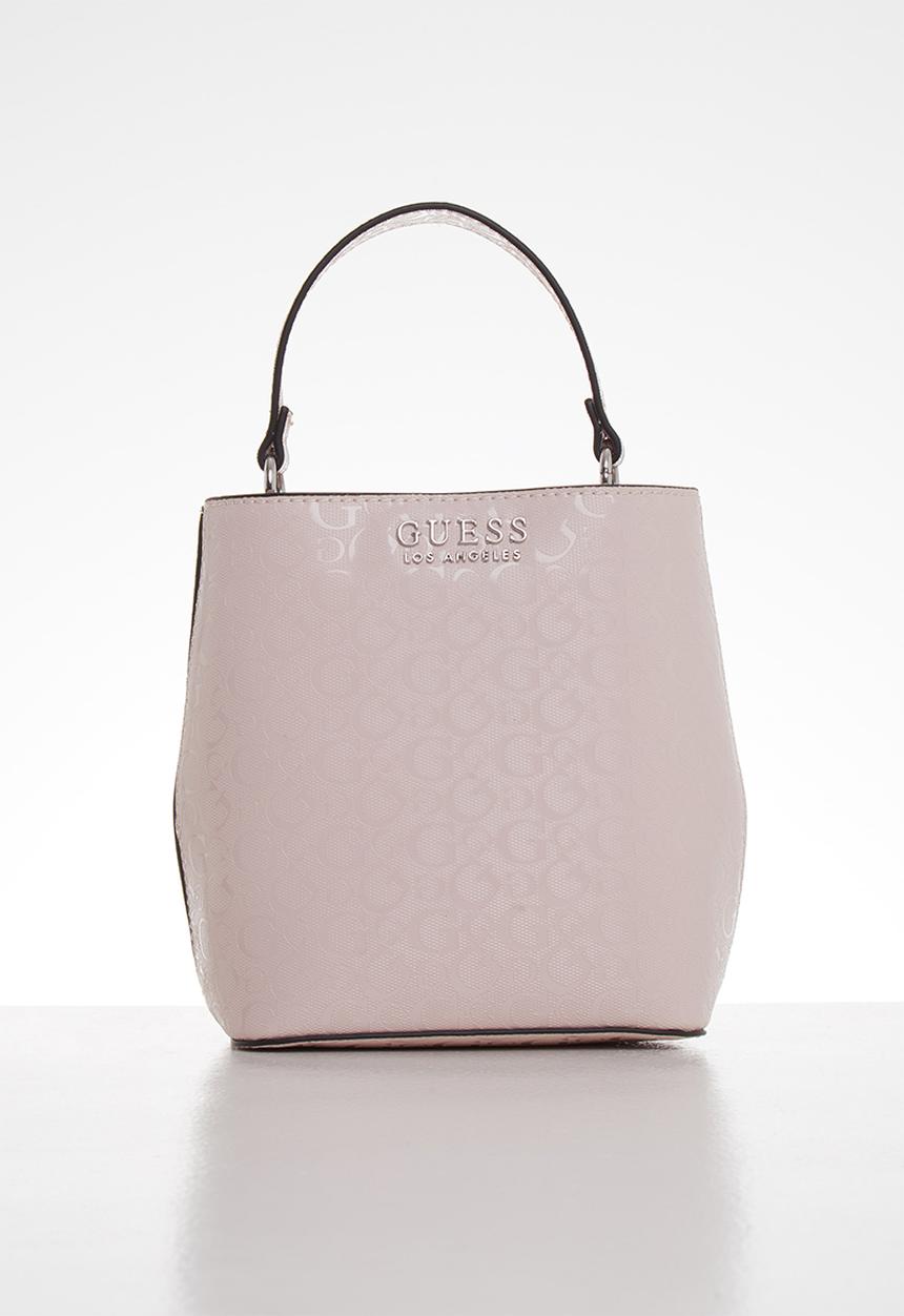 GUESS - Karlan mini bucket crossbody - pink