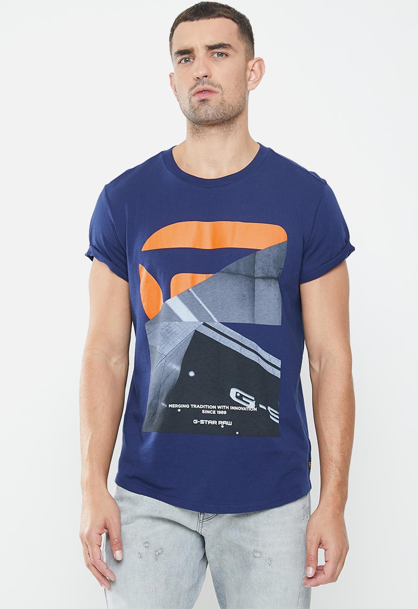 G-STAR - Zb shelo graphic 2 r t s\s - cobalt