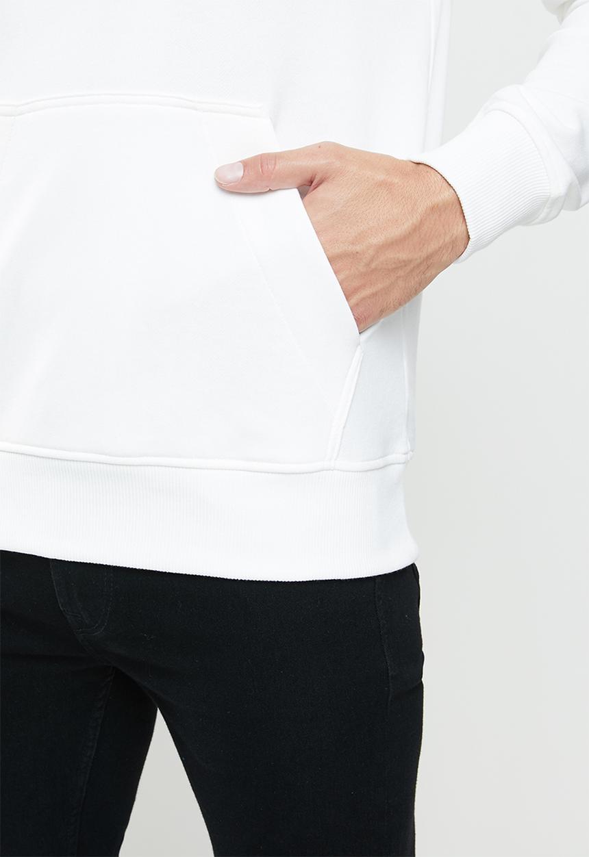 G-STAR - Originals hooded long sleeve sweat - milk