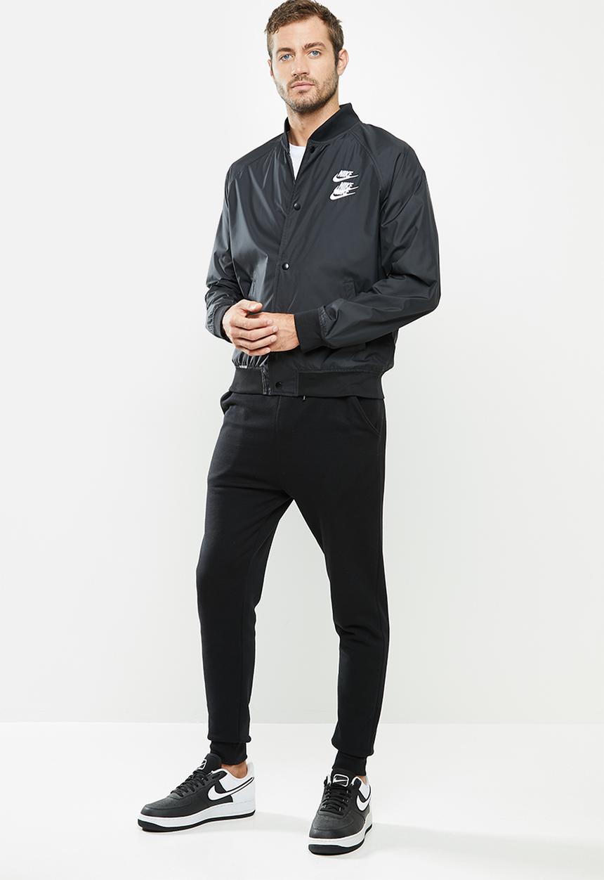 Nike - Nsw wvn jkt wtour - black & white