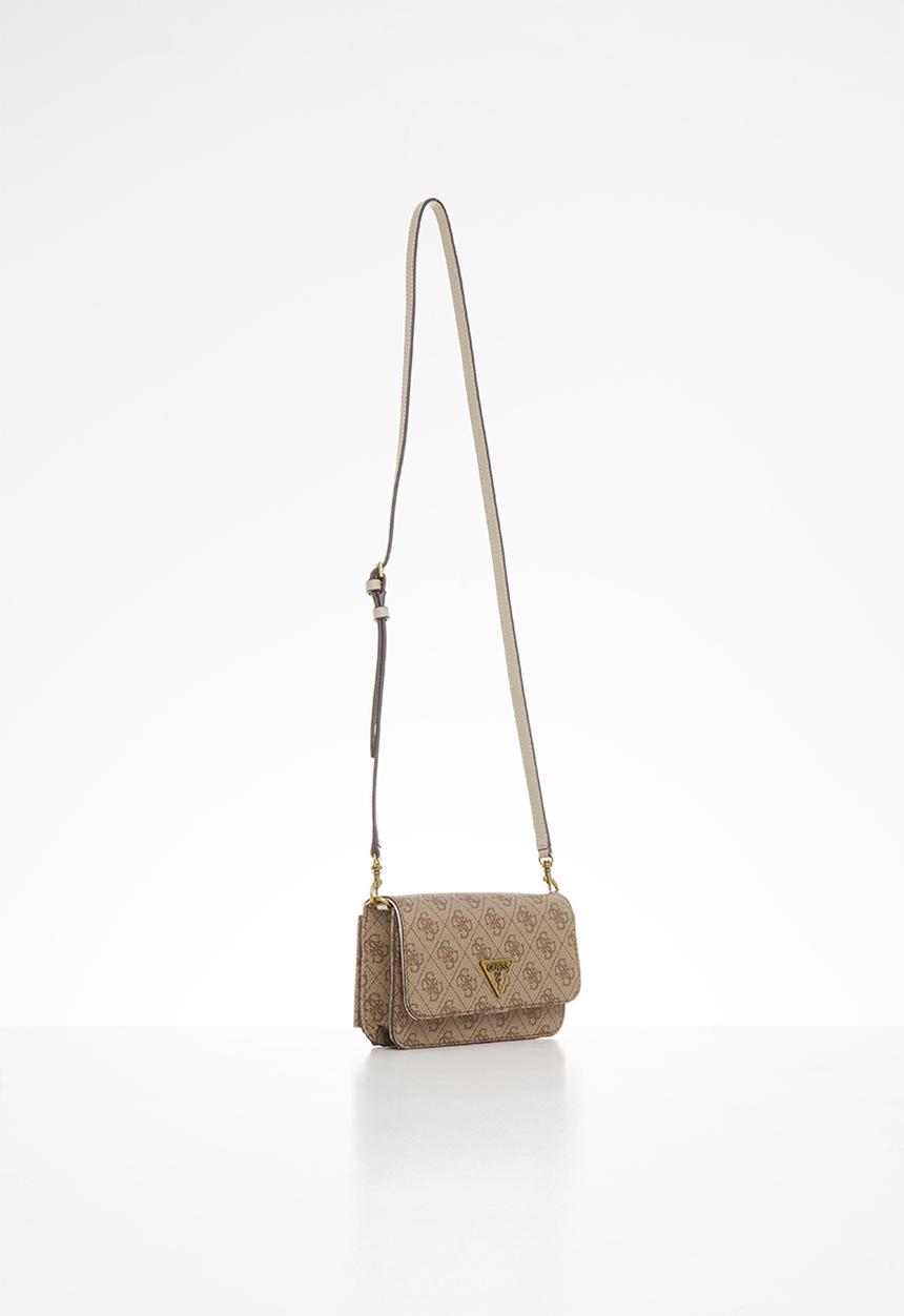 GUESS - Noelle xbody flap organizer - brown 
