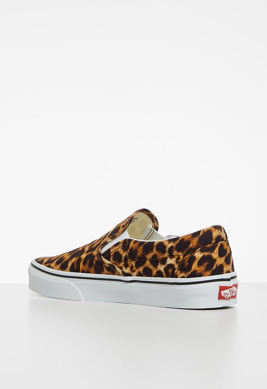 Vans - UA classic slip-on - (leopard) black & true white