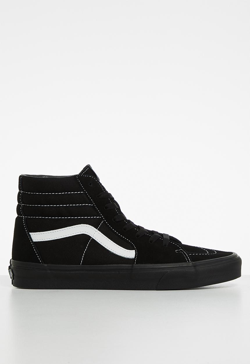 Vans - UA sk8-hi - (suede/canvas) black & true white