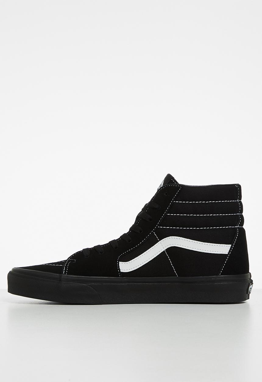 Vans - UA sk8-hi - (suede/canvas) black & true white