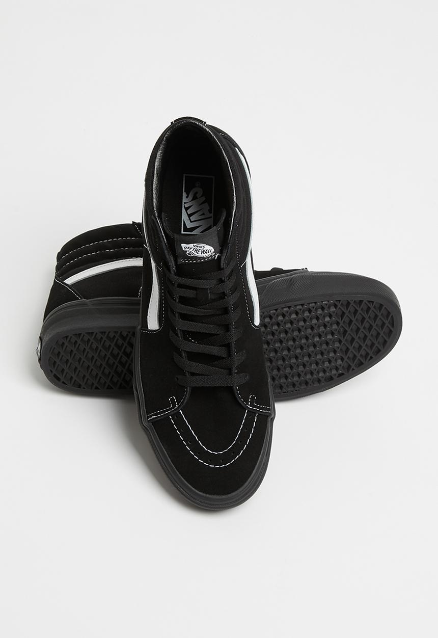 Vans - UA sk8-hi - (suede/canvas) black & true white