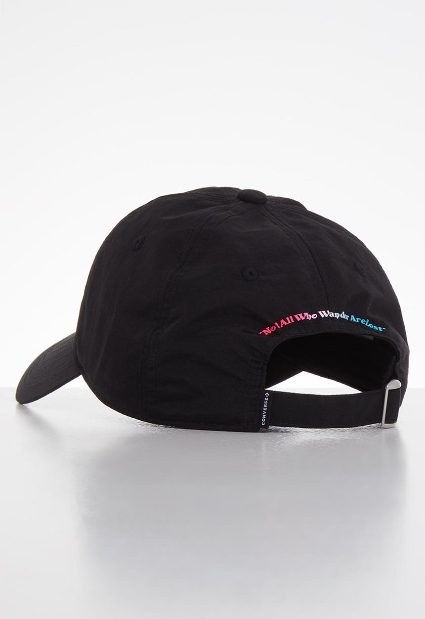 Converse - Graphic baseball cap hps -  black