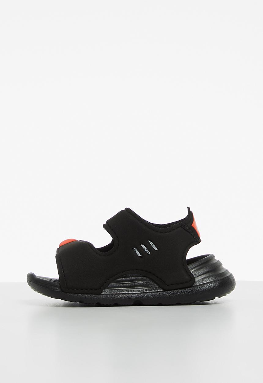 adidas Originals - Infants swim sliders - black & orange