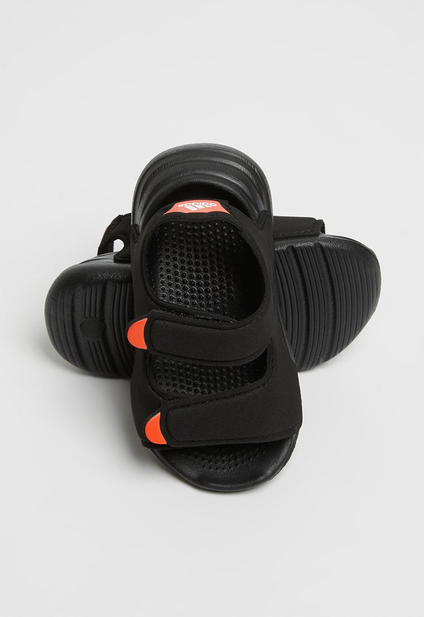 adidas Originals - Infants swim sliders - black & orange