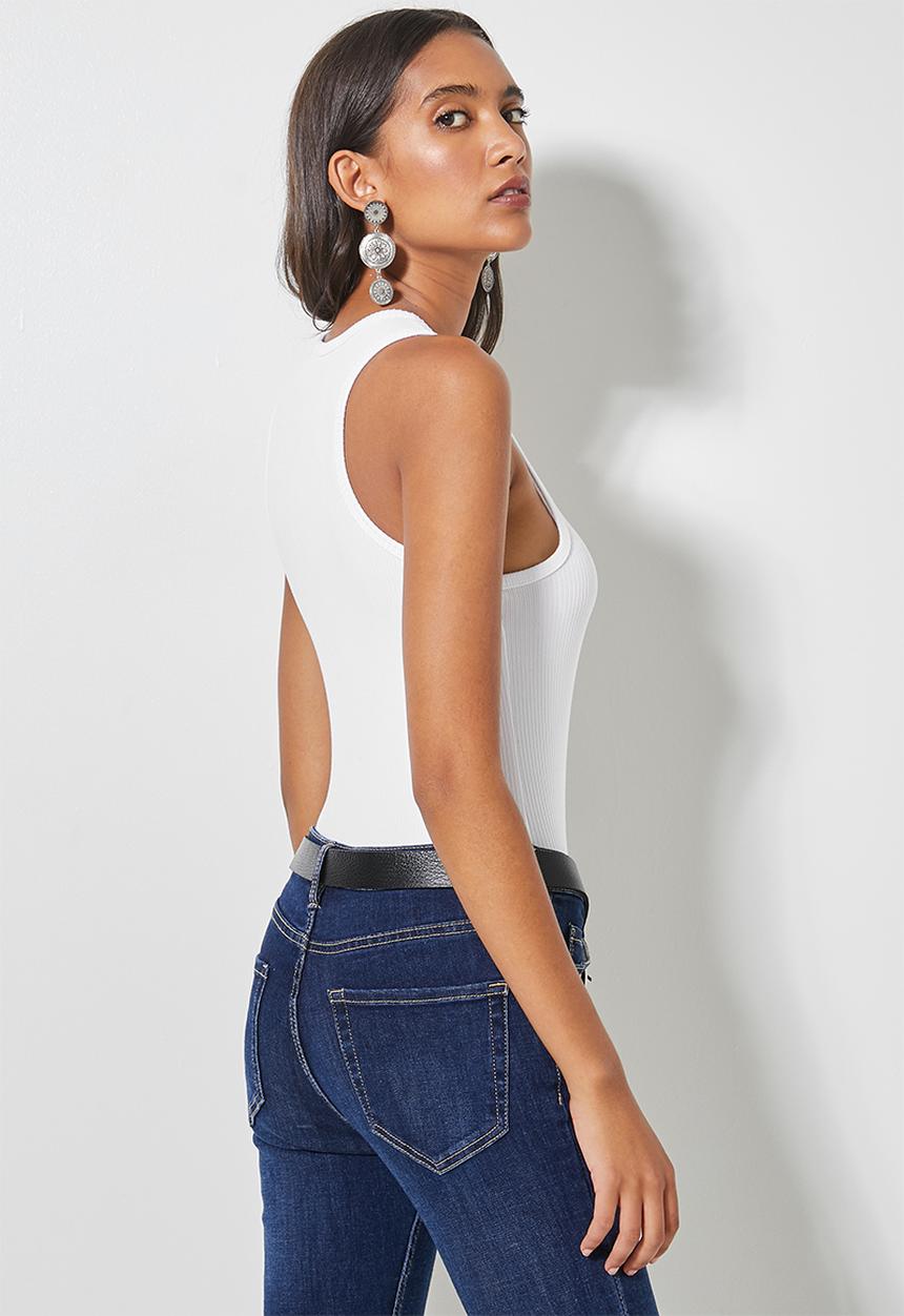 Superbalist - 2-pack fine rib cutaway bodysuit - multi